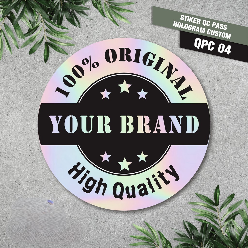 Jual STIKER HOLOGRAM ORIGINAL QC PASS CUSTOM - STICKER HOLOGRAM MURAH ...