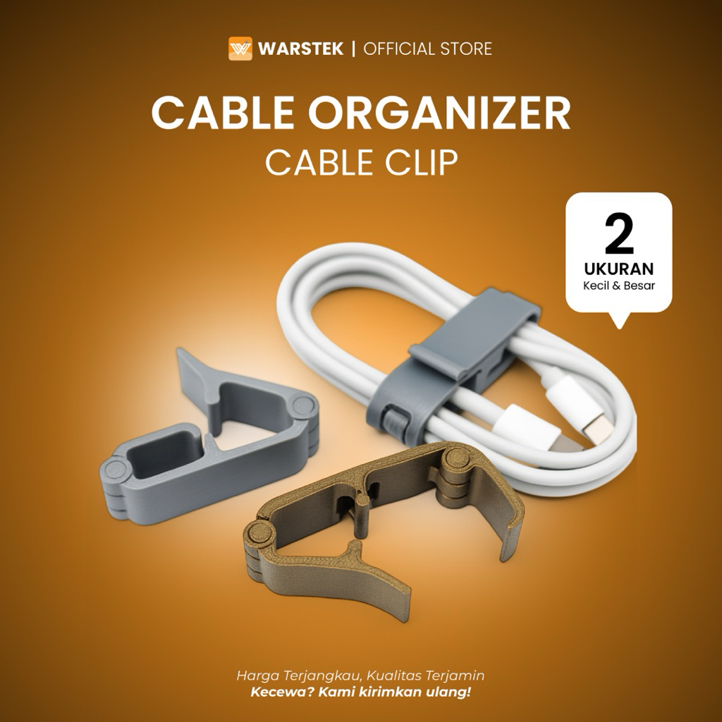 Jual Cable Organizer / Cable Clip – Solusi Praktis Kabel Rapi dan ...