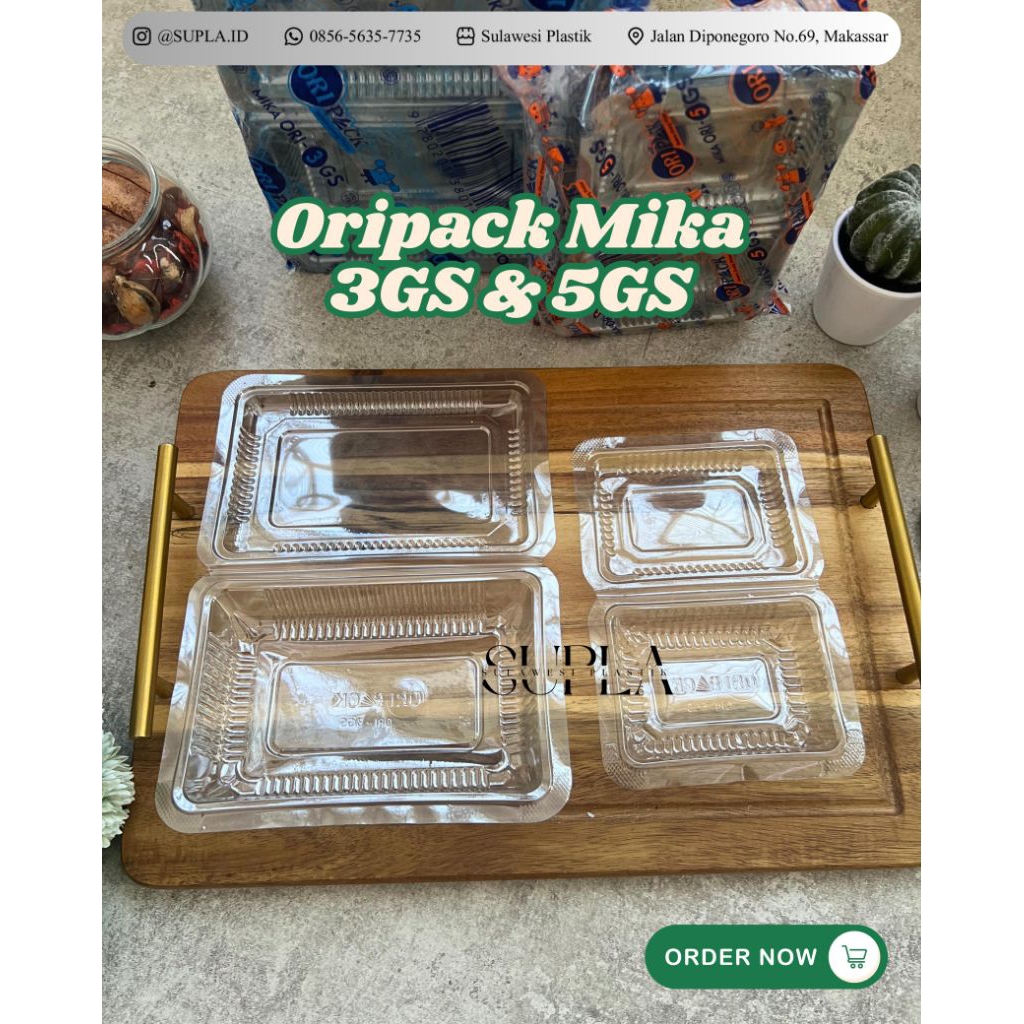Jual Oripack Mika 5GS | Oripack Mika 3GS | Mika Mkanan | Mika Bening ...