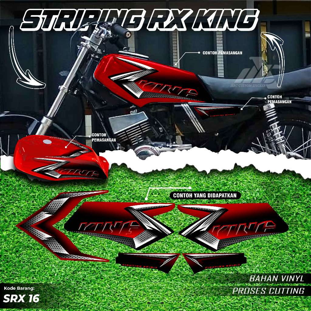 Jual STRIPING HOLOGRAM RX KING 2004 - STIKER STRIPING VARIASI YAMAHA RX ...