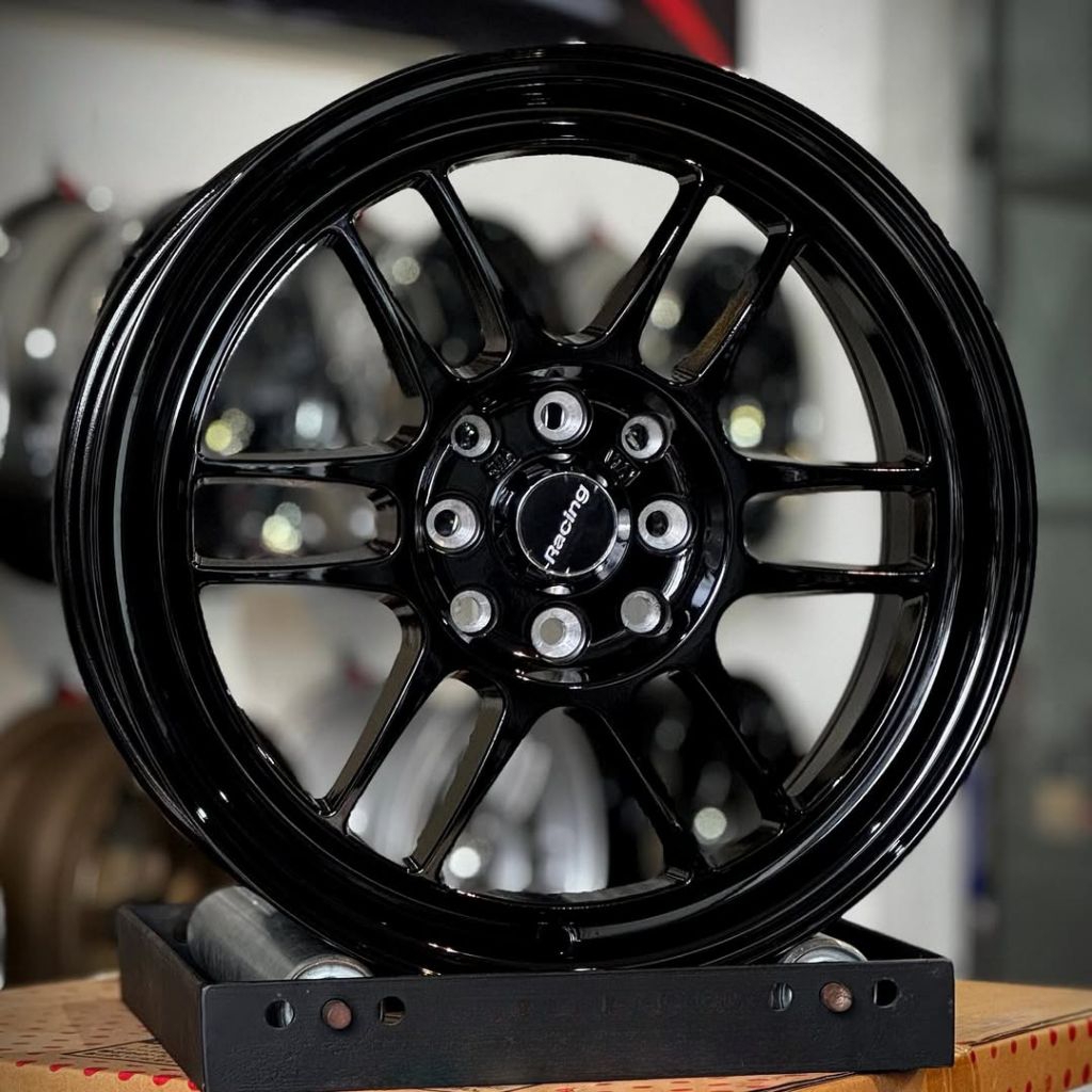 Jual velg racing enkei rpf1 r16 black glossy lebar 7 velg racing r16 ...
