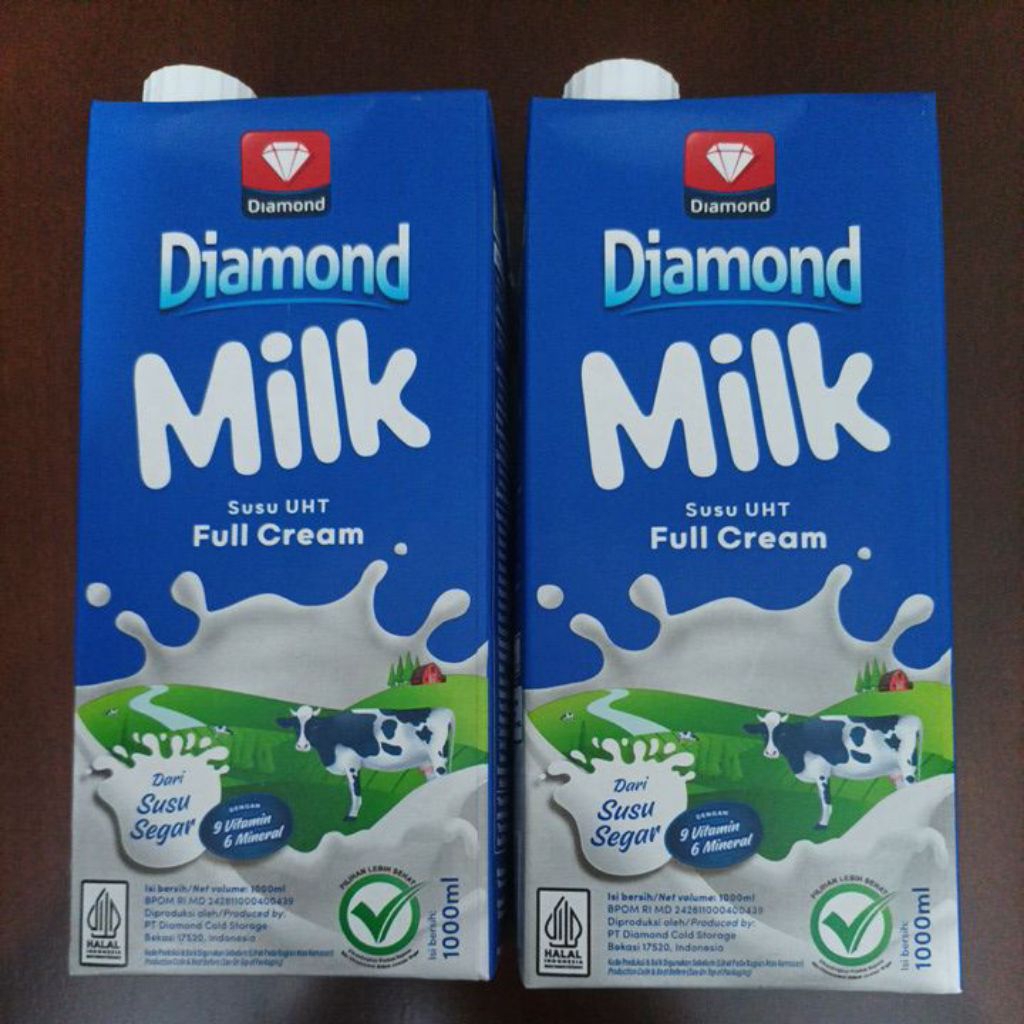 Jual Diamond Milk Full Cream 1000ml | Shopee Indonesia