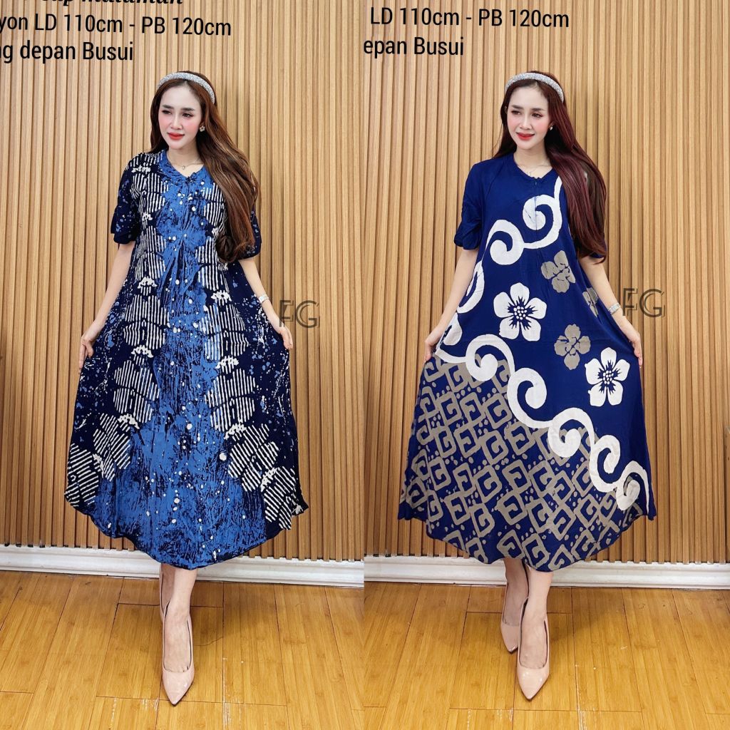 Daster Twill Rayon Super Lengan Pendek