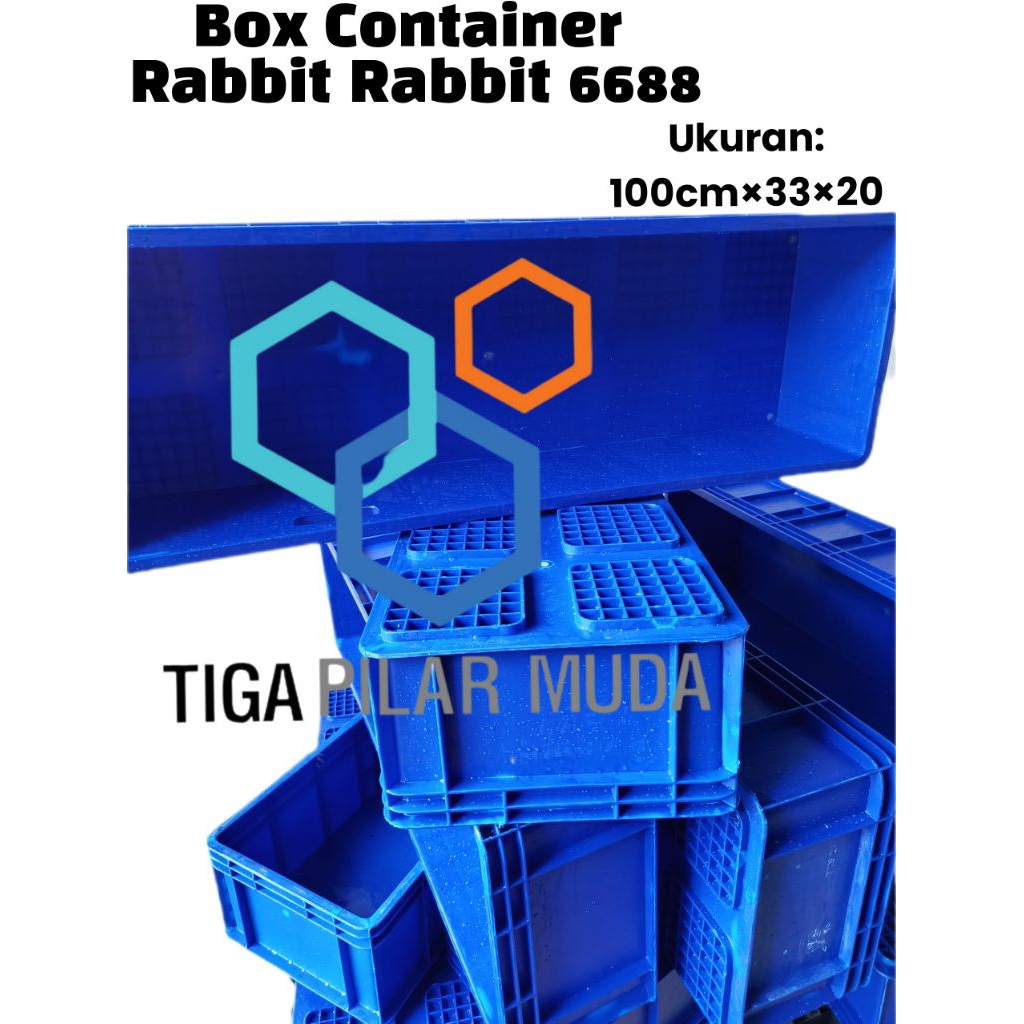 Jual Box Container industri 6688 ukuran. 100×33×20 tanpa tambalan Cocok ...