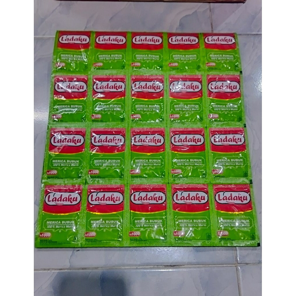 Jual LADAKU MERICA BUBUK | 1 renceng isi 12 pcs (2,5g) | Shopee Indonesia