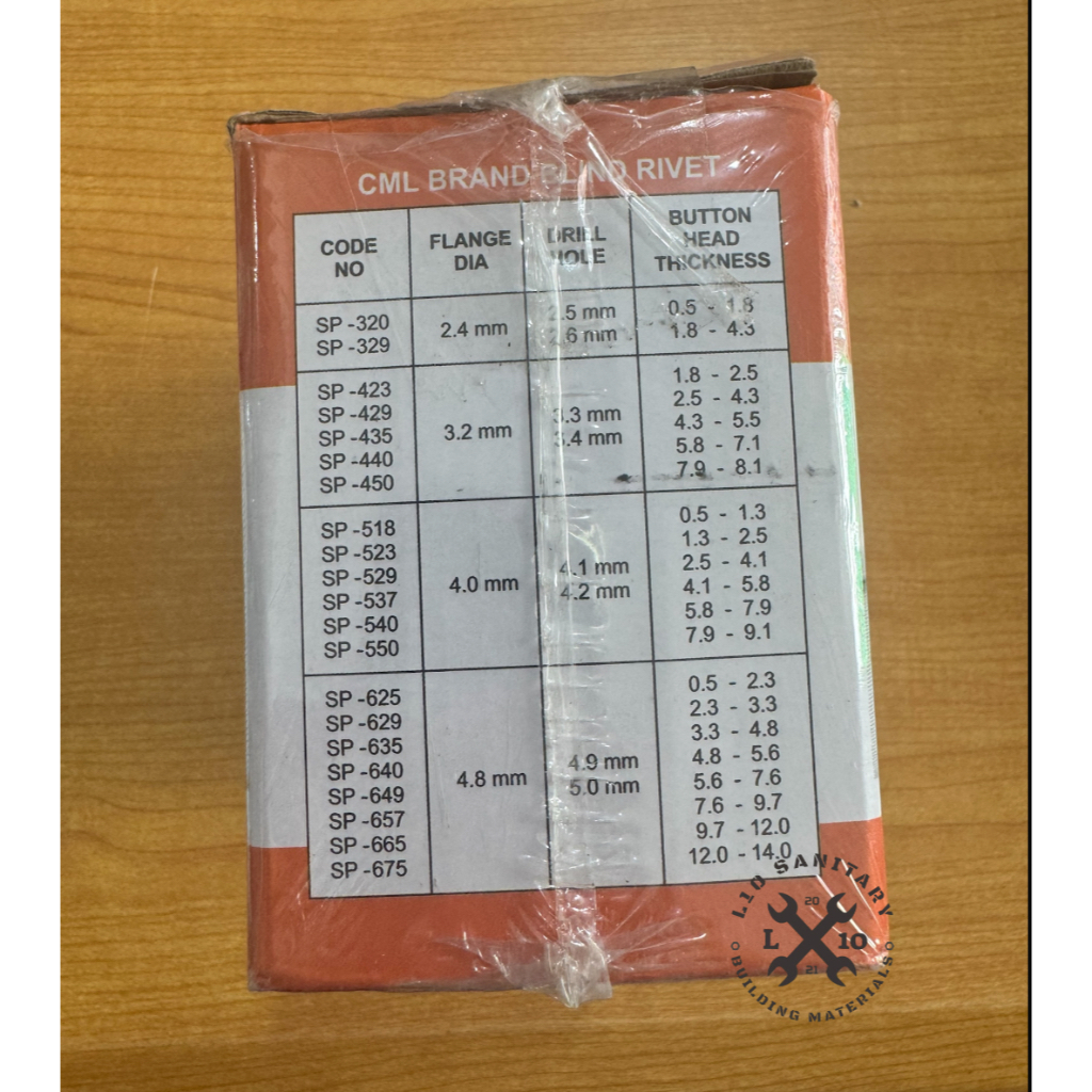 Jual Paku RIVET CAMEL 440 450 540 550 640 675 / Blind Rivet / Paku ...