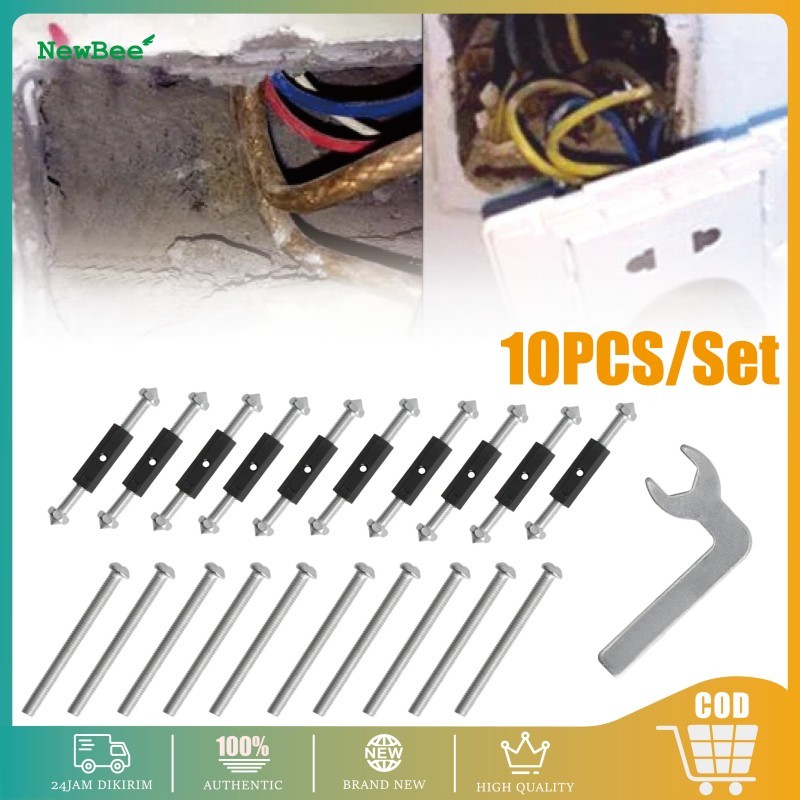 Jual 10PCS/Set Sekrup Stop Kontak Wall Installation Box Repair Tools 86 ...