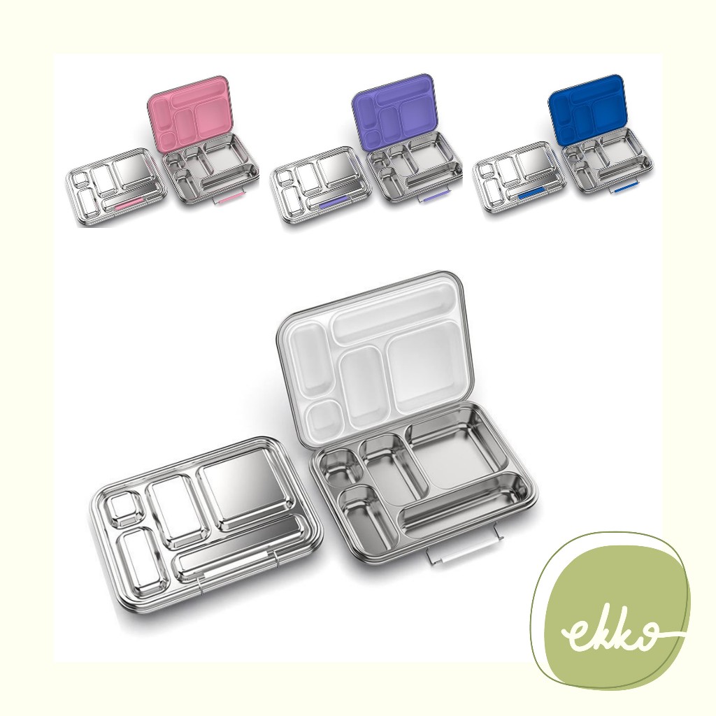 Jual Stainless Bento Box (5 compartment) / Stainless Steel Lunch Box ...