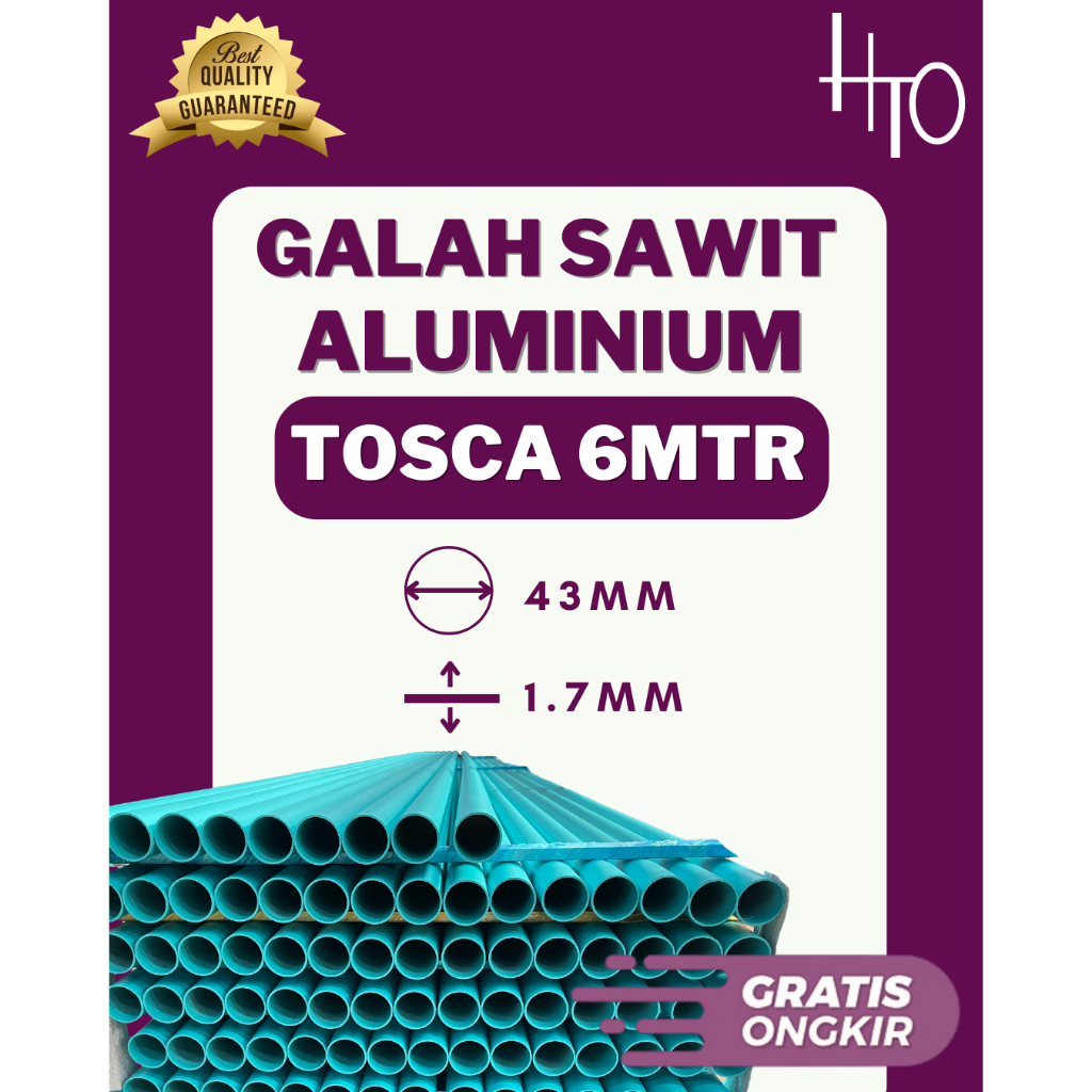 Jual [HEETO] Pipa Egrek Sawit, Galah Sawit (Tosca) Aluminium Ukuran ...