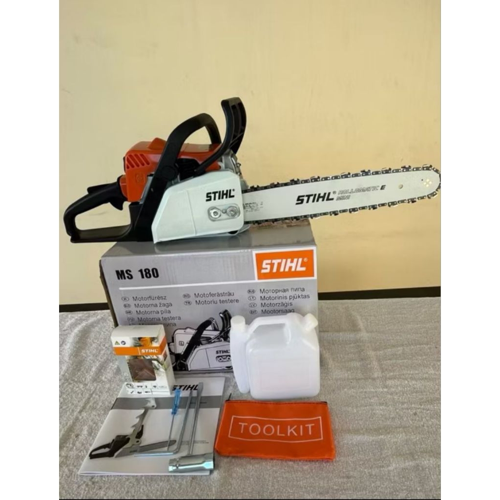 Jual Mesin Chainsaw STIHL MS 180, Komplit Dengan Bar 16 Inch, Rantai 16 ...
