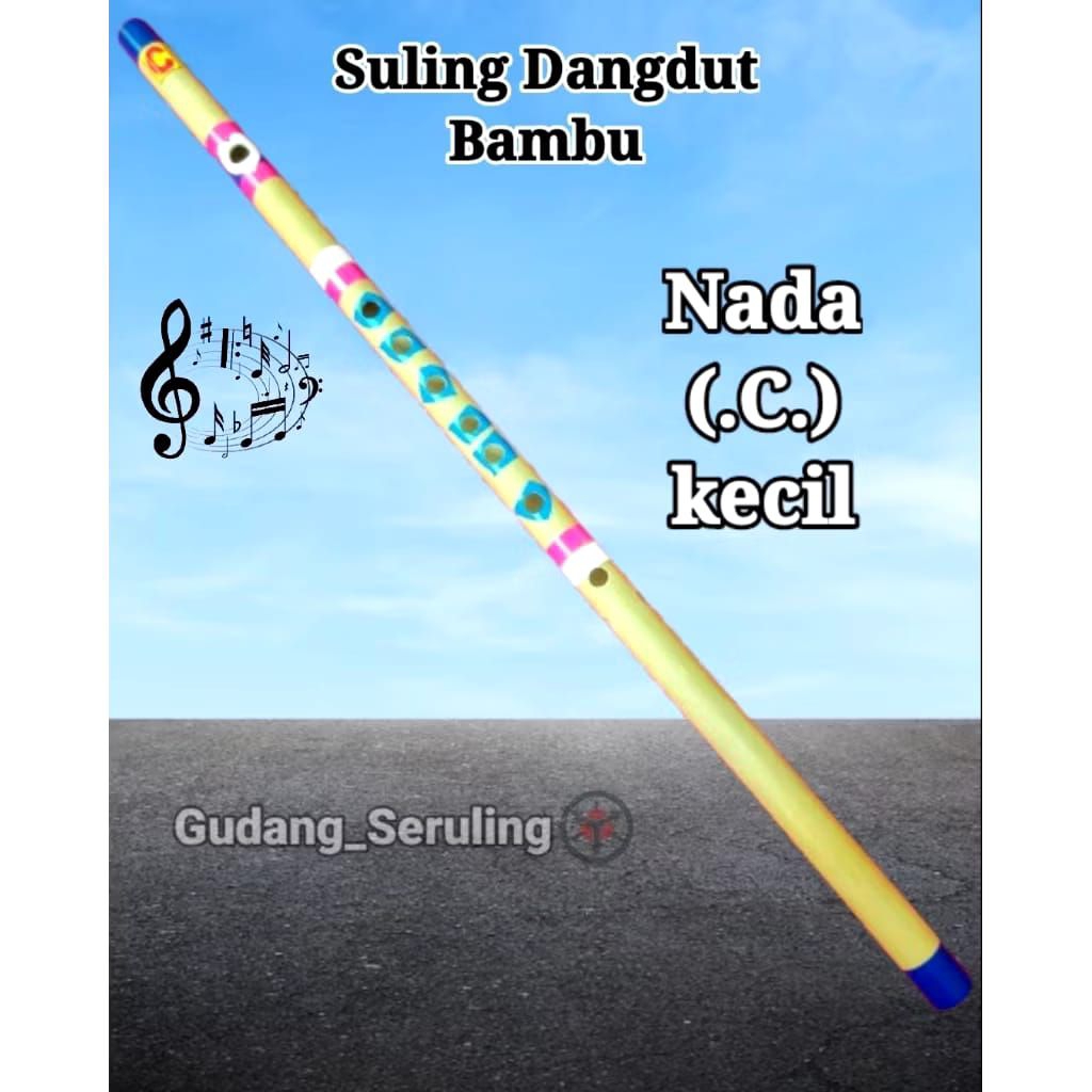 Jual Seruling dangdut nada C kecil dari bahan bambu tamiang | Shopee ...