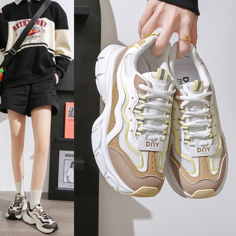 Sepatu DNY Sepatu Sneakers Olahraga Wanita Sneaker Cewek Kekinian Import  ala Korea Sepatu Lari 0408