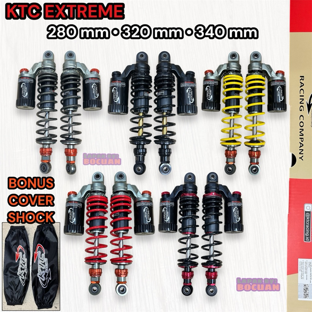 Jual shock ktc racing extreme 280 320 340 rxking bebek w175 ...