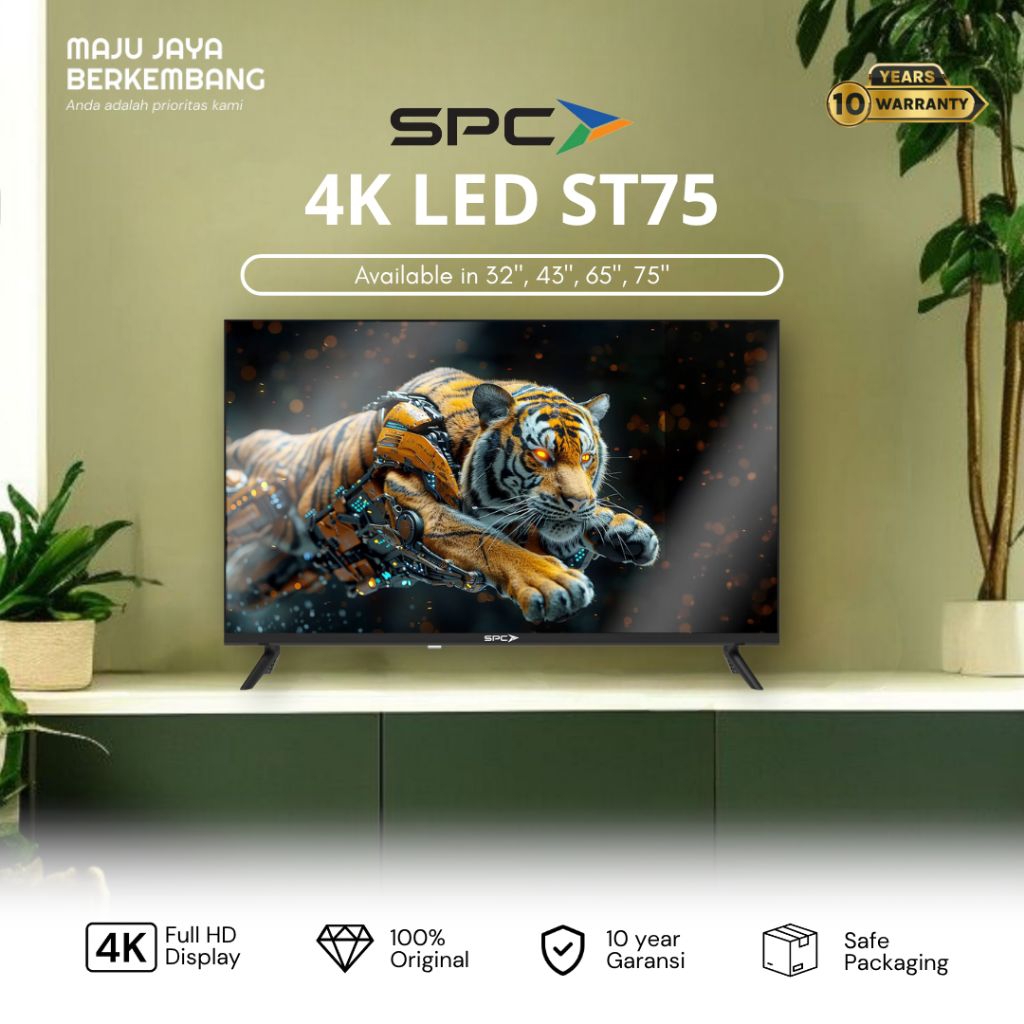 Jual SPC ST75 4k GOOGLE TV 75 inch | Shopee Indonesia