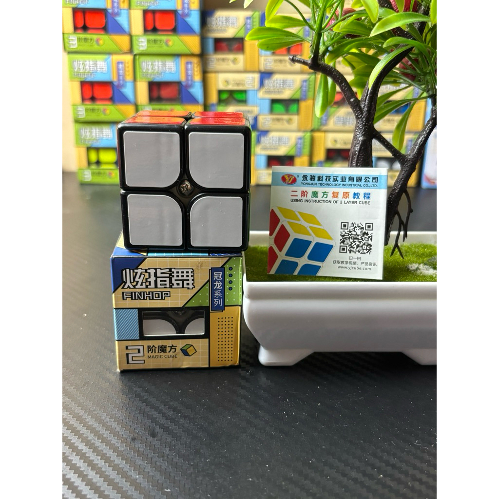 Jual Rubik 2×2 / Rubik YJ Finhop Black Base / Rubik Murah / Toko Rubik ...