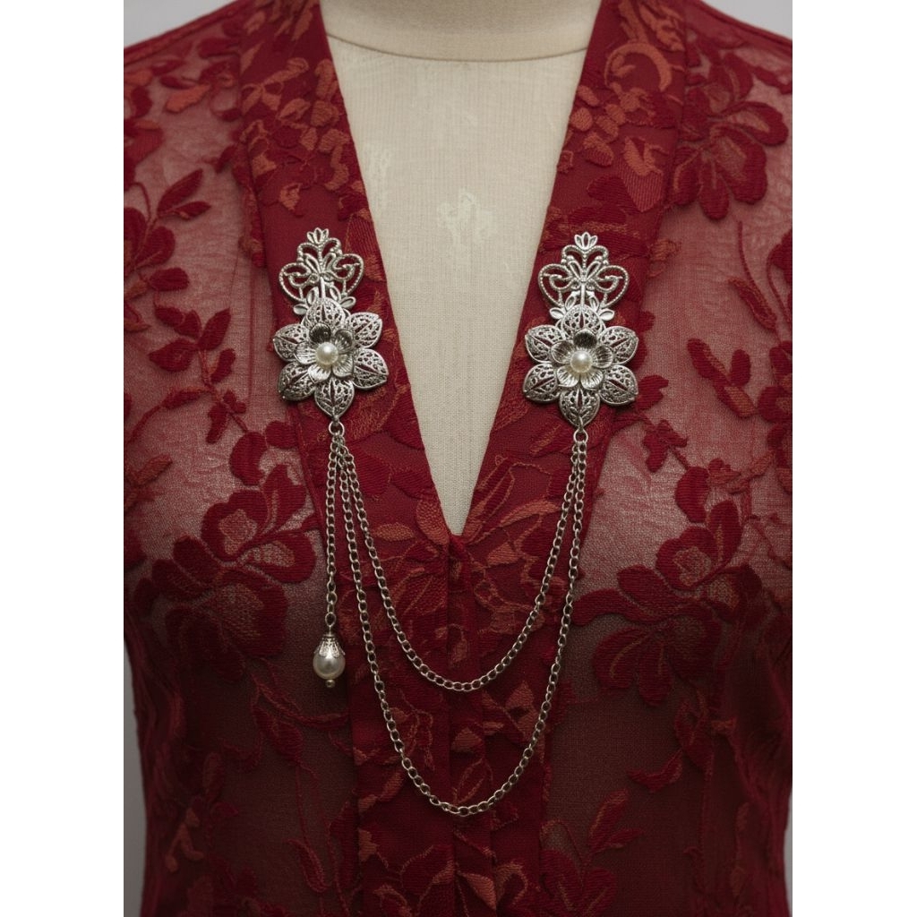 Jual BROS RANTAI KEBAYA SILVER, BROS RANTAI KEBAYA JANGGAN | Shopee ...
