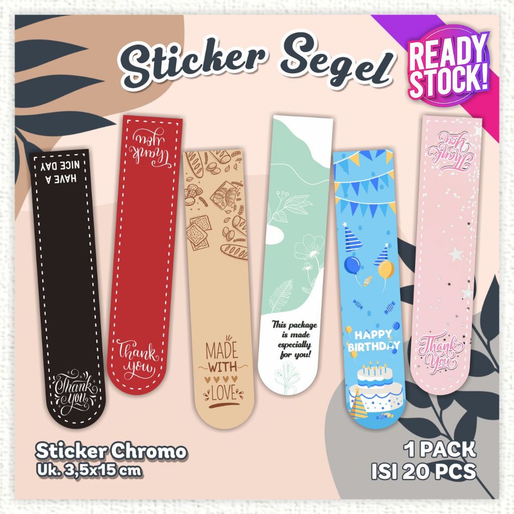 Jual [ 20 PCS ] Sticker Segel Box Stiker Seal Box Label Box Packing ...