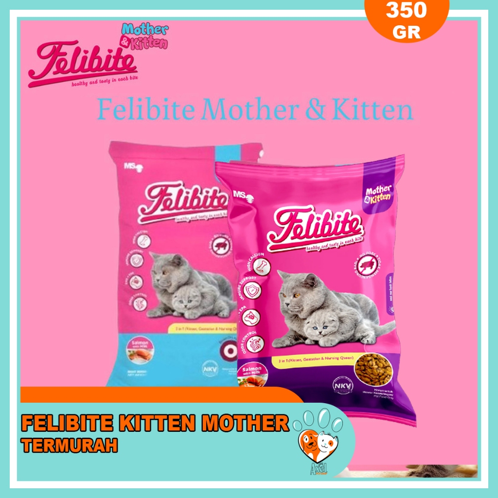 Jual NEW FELIBITE MOTHER & KITTEN Kibble Ikan dan Kibble Donut makanan ...