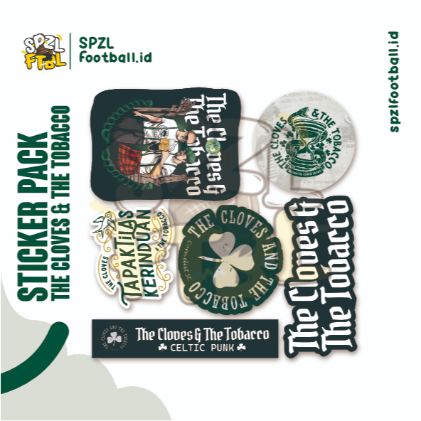 Jual STICKER PACK THE CLOVES & THE TOBACCO | STIKER TCATT BAND LOKAL ...