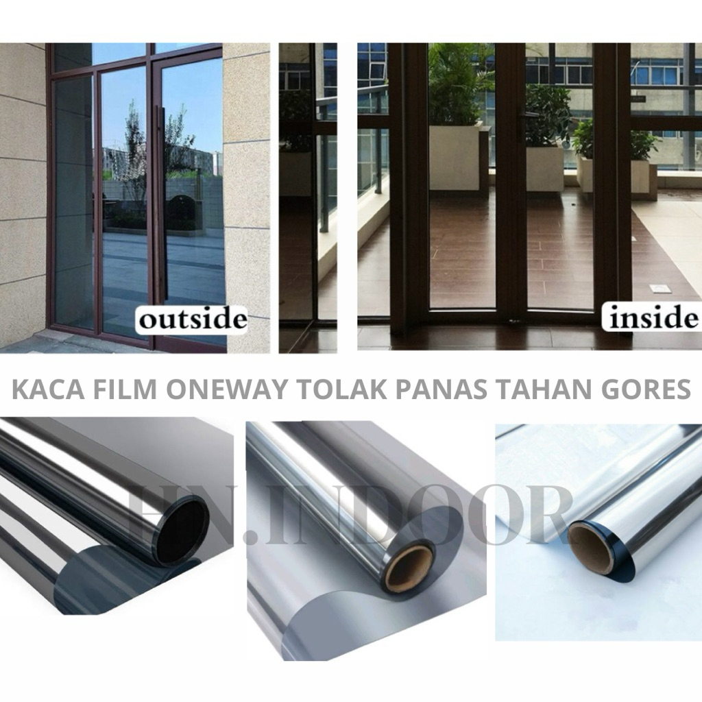 Jual Sticker Kaca Film Cermin Oneway Tolak Panas Mantul Cahaya Jendela ...