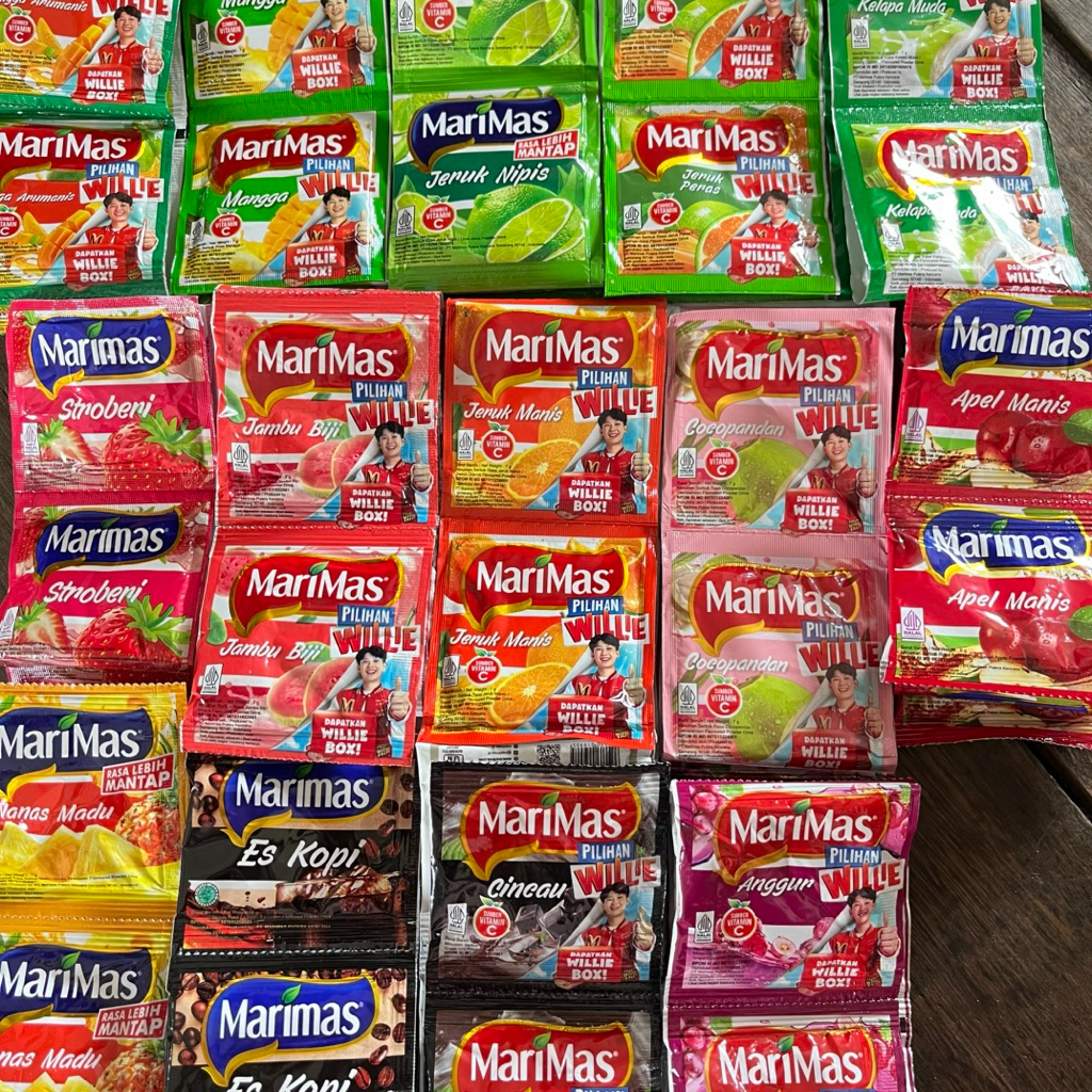 Jual Marimas 1 renteng isi 10 sachet varian rasa marimas mangga mangga ...