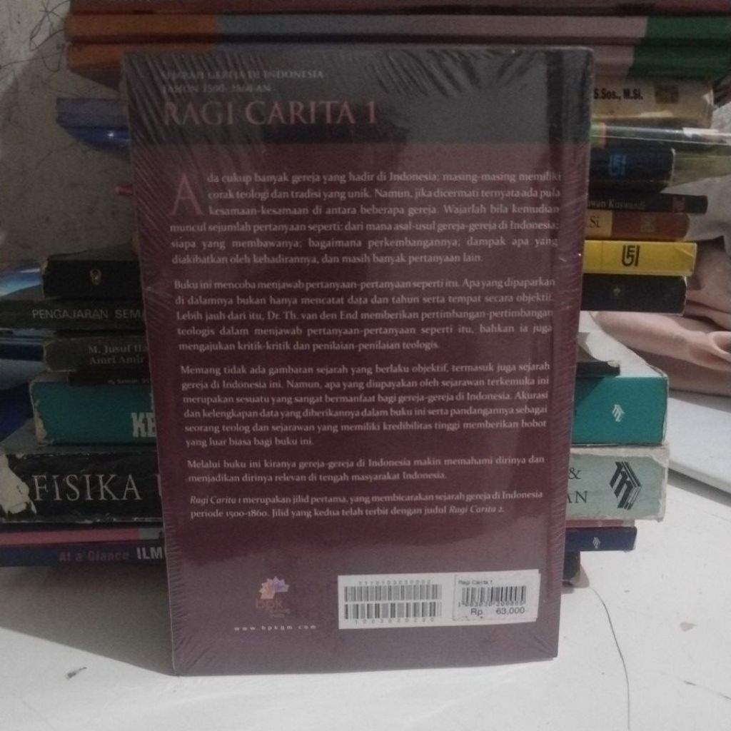 Jual buku original Ragi Carita 1(Sejarah Geraja si Indonesia Tahun 1500 ...