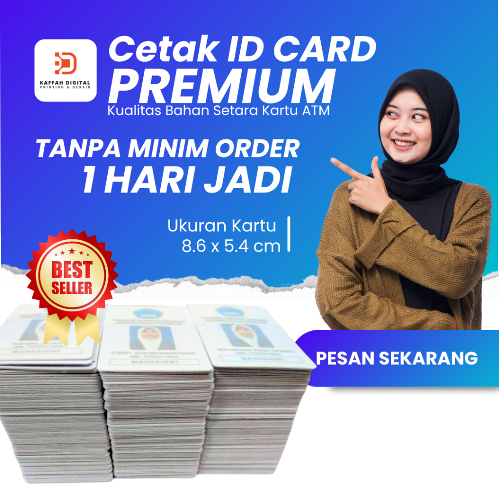 Jual CETAK ID CARD PVC - CETAK ID CARD PREMIUM | Shopee Indonesia