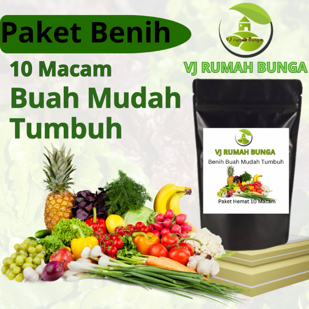 Paket Benih Buah Mudah Tumbuh