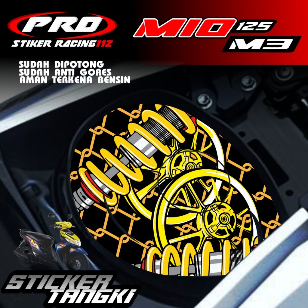 Jual STIKER TANGKI MOTOR MIO 125 MIO M3 MIO Z STIKER BODY MOTOR MIO ...