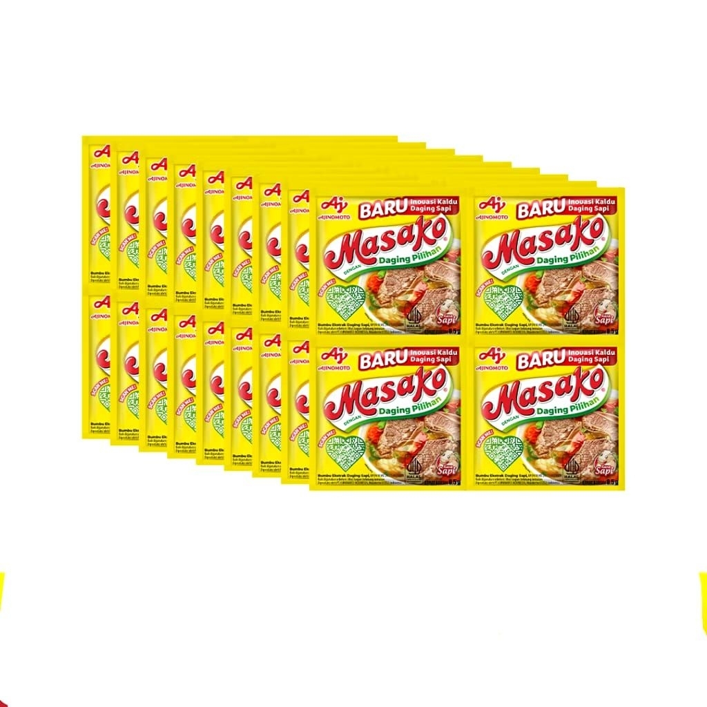 Jual MASAKO AYAM SAPI || 1 Renceng Isi 12 Sachet | Shopee Indonesia