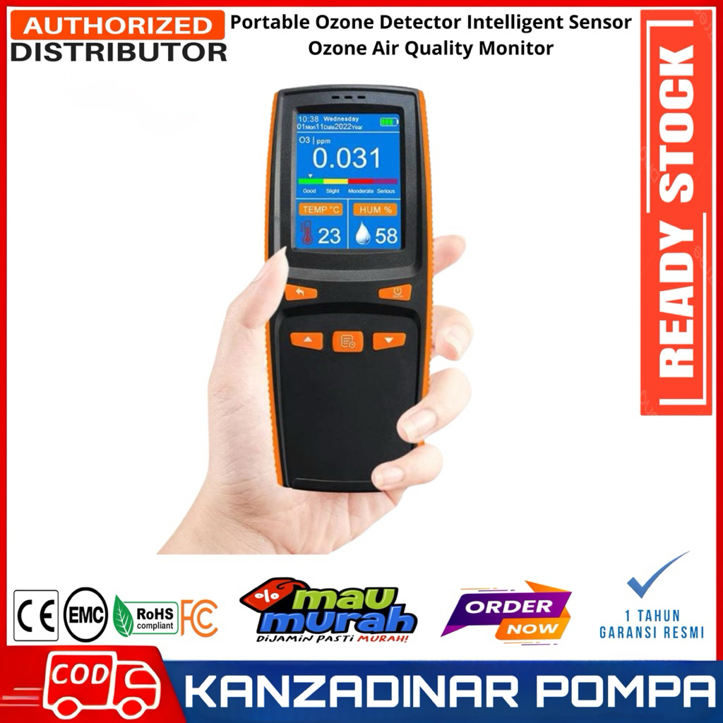 Jual Portable Ozone Detector Intelligent Sensor Ozone Air Quality ...