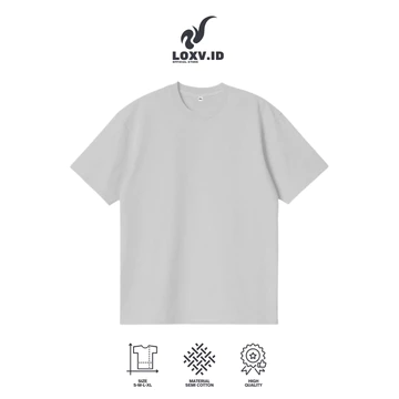 Kaos Polos Katun Combed 30S Pria Lengan Pendek T Shirt Cowok Premium Cotton Combed 30S