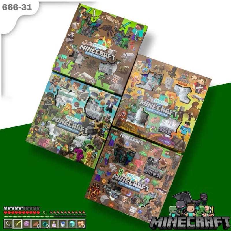 Jual READY STOK STICKER ROBLOX / MINECRAFT KEMASAN BOX ISI 100 LBR ...