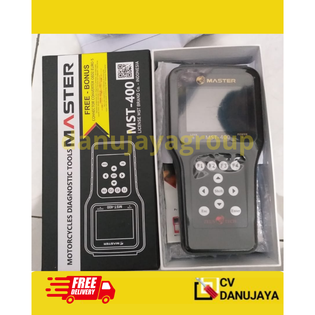 Jual Scanner Scaner Motor Injeksi HONDA YAMAHA MASTER ZEUS MST-400 2in1 ...