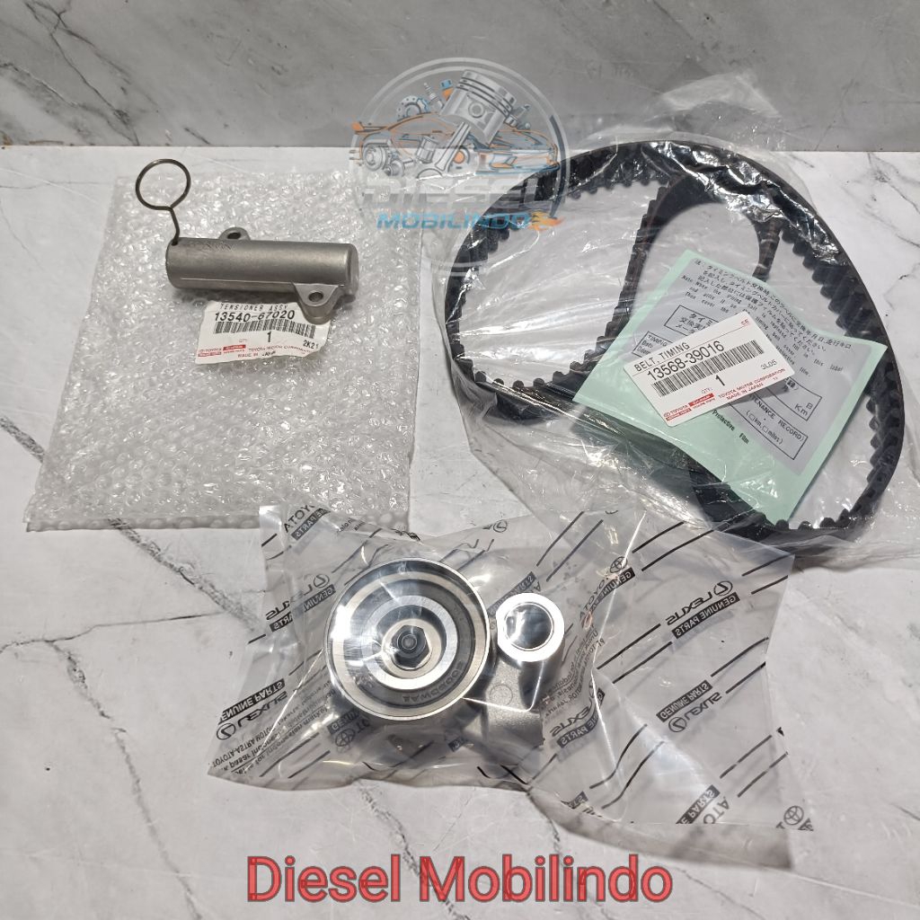 Jual Timing belt set Toyota Hilux Innova Fortuner diesel 1KD 2KD ...