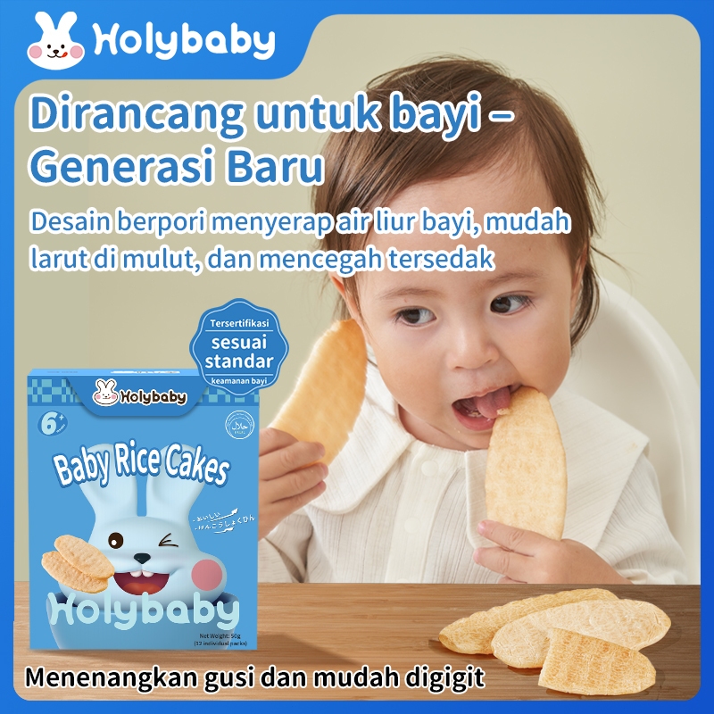 Jual Holybaby Baby Teething Rice Cracker Bergizi Lezat TidakDigoreng ...