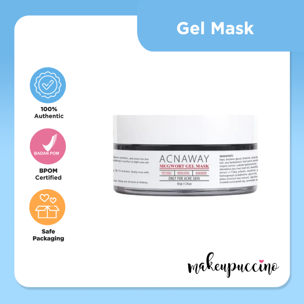 Jual ACNAWAY Advanced Mugwort Gel Mask 50g | Shopee Indonesia