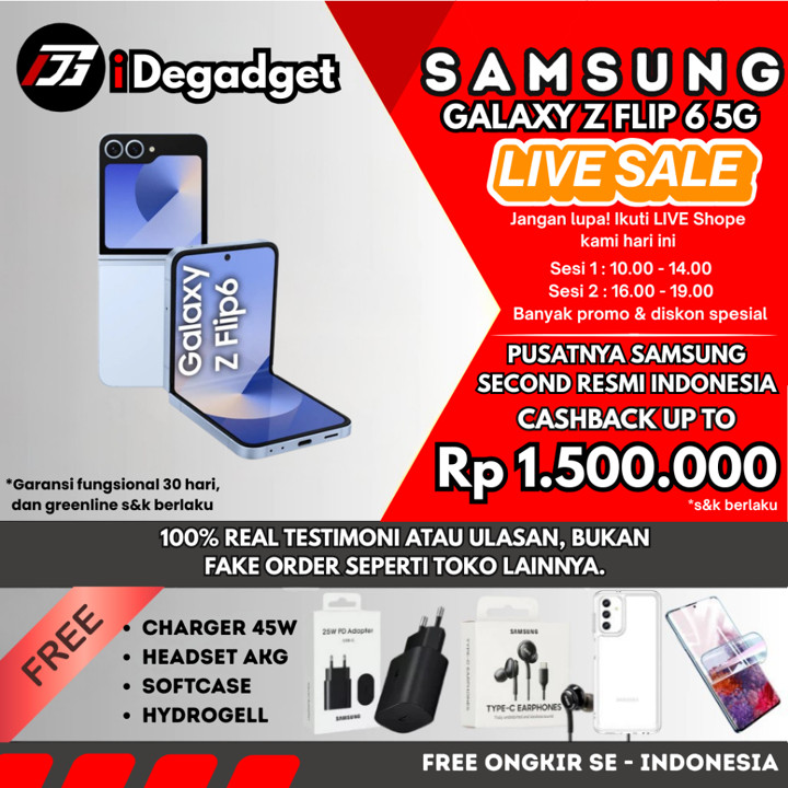 Samsung Galaxy Z Flip 6 | Flip 5 | Flip 4 5G SEIN 512GB 256GB 128GB Second Fulls