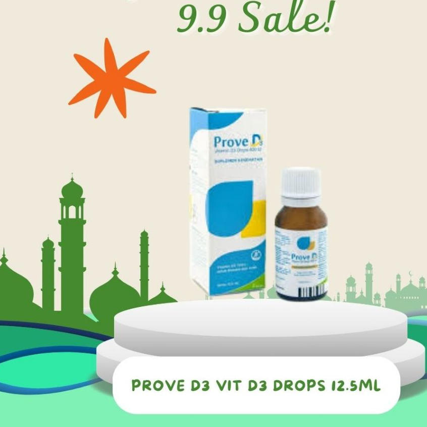 Jual PROVE D3 VIT D3 DROPS 12.5ML | Shopee Indonesia