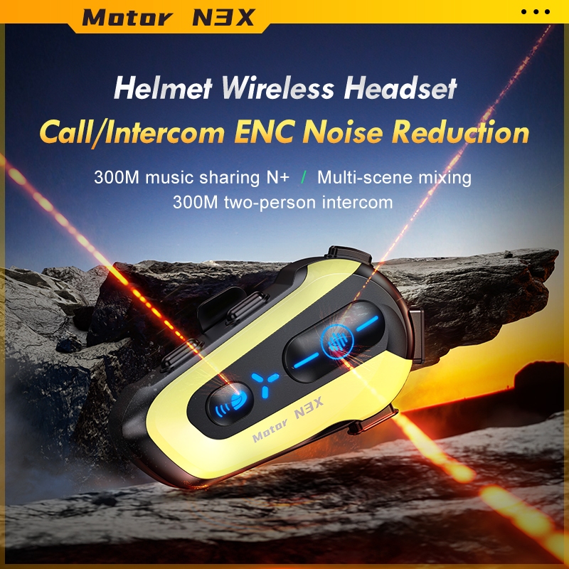 Jual Intercom Helm N3X 2 Rider IPX6 Waterproof - Dapat 2MIC HARD MIC ...