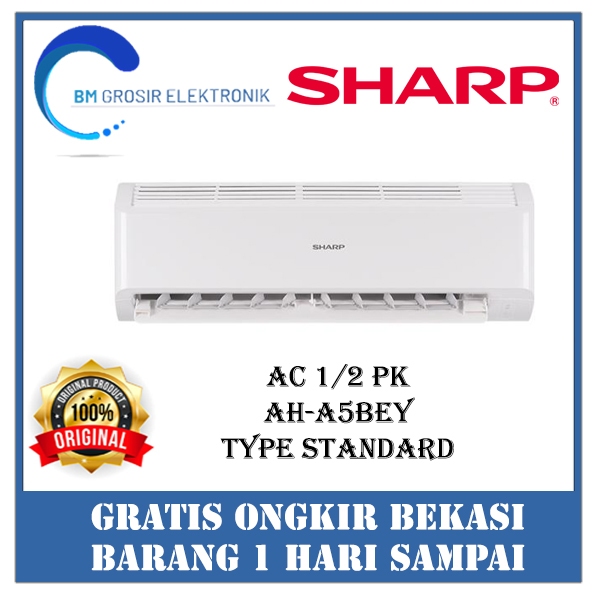 Jual SHARP AC AH A 05BEY AC 1/2 PK STANDARD SERIES ORIGINAL BRAND MADE ...