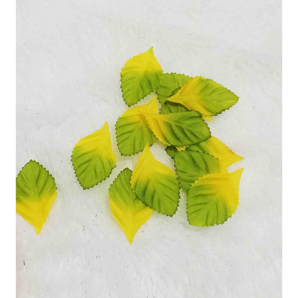 Jual (144 Pcs) Daun Craft Artificial / Daun Kerajinan tangan 132 Hijau ...