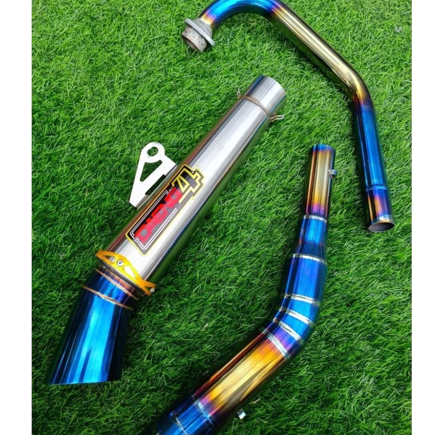 Jual Exhaust Daeng sai4 pipe 51mm for Raider 150 Sonic 150 Y15zr Spark ...