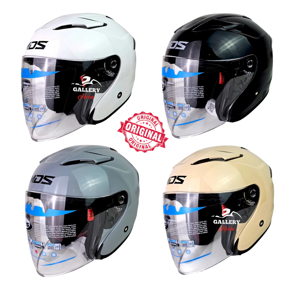 Jual Helm MDS VOLTUS | Half Face Original SNI | Support Intercom | Helm ...