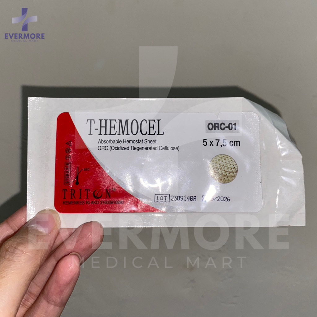 Jual Benang Jahit Media T-HEMOCEL ORC-01 | Absorbable Hemostat Sheet ...