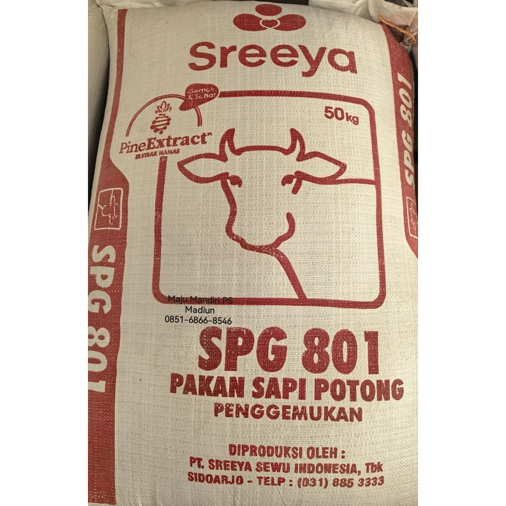 Jual Pakan Konsentrat Penggemuk Sapi Kambing Kelinci Ekonomis Sreeya ...