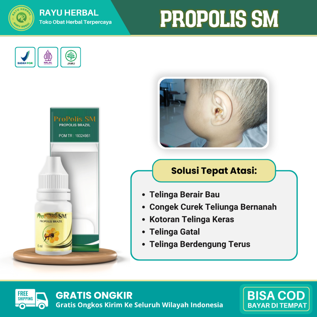 Jual Obat Tetes Telinga Anak dan Dewasa, Telinga Berair Bau Congek ...