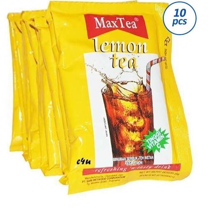 Jual Maxtea Lemon Tea teh lemon [25 gr x 10 sachet] 1 renceng | Shopee ...
