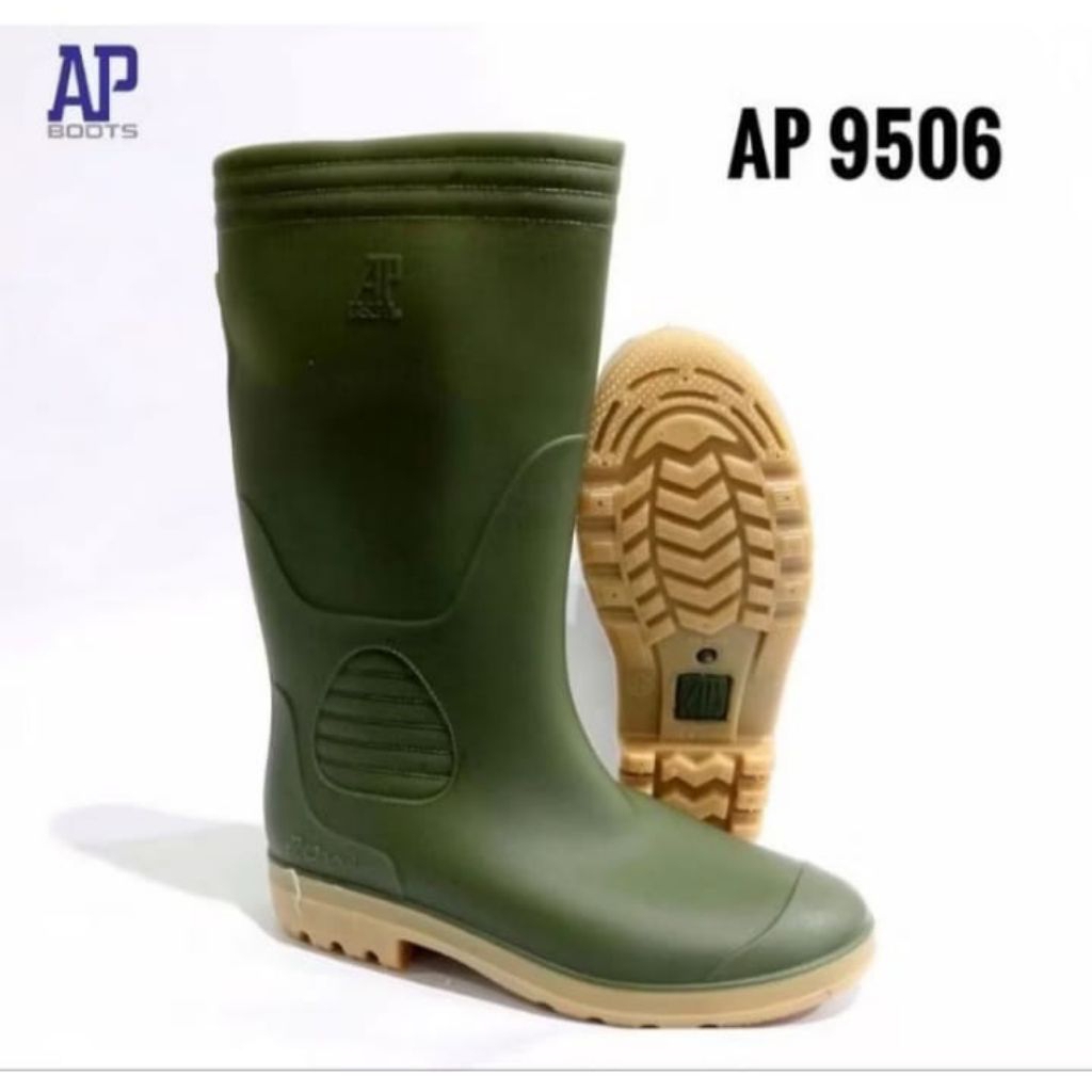 Jual Sepatu AP Boots 9506 Hijau Murah / Sepatu Asli AP Boots Terbaru ...