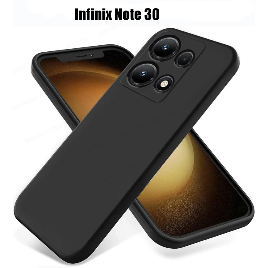 Jual Casing Infinix Note 30 SOFTCASE PRO CAMERA BLACK MATTE | Shopee ...